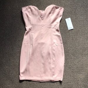 Pink, strapless Tobi dress